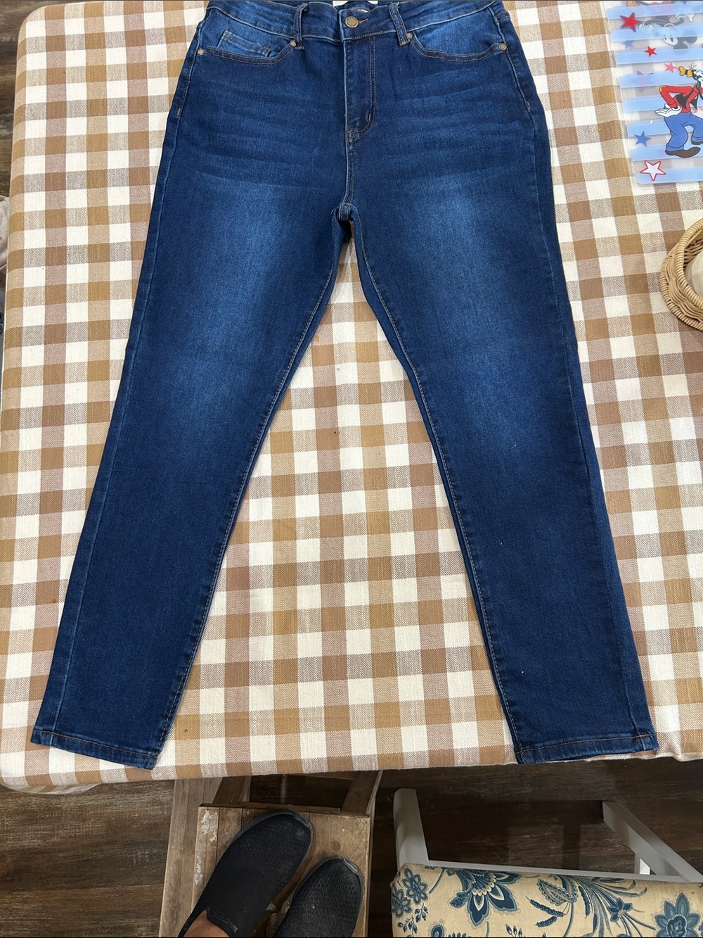 Love SOHO Dark Blue High-Rise Jeans